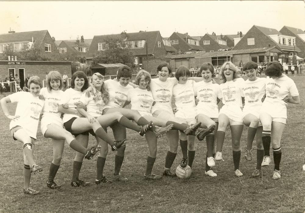Royal Albert Edward Infirmary Nurses Football Team 1977 Royal Albert Edward Infirmary Nurses Football Team 1977