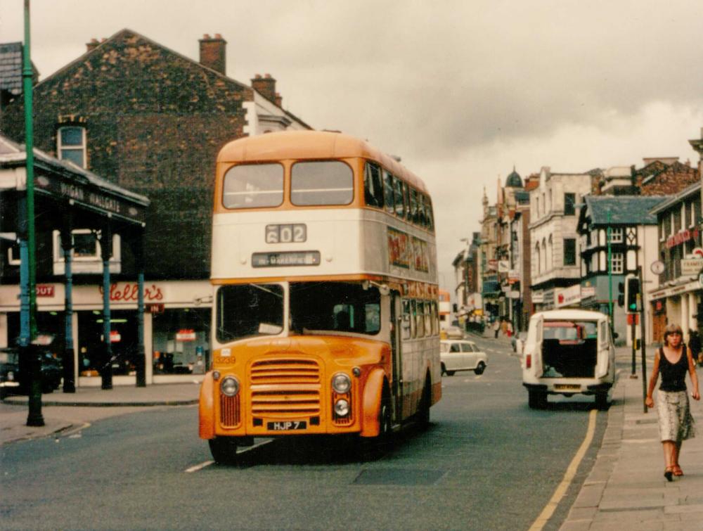 Bus On Wallgate 1970s Bus On Wallgate 1970s