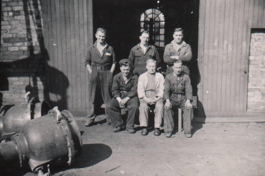 Maintenance crew, Ince Moss Pit Maintenance crew, Ince Moss Pit