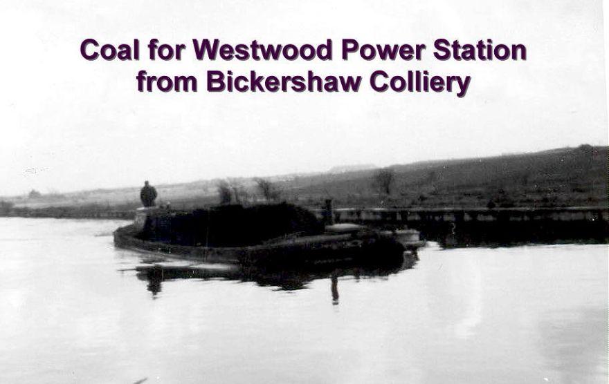 Coal for Westwood Power Station from Bickershaw Colliery. Coal for Westwood Power Station from Bickershaw Colliery.