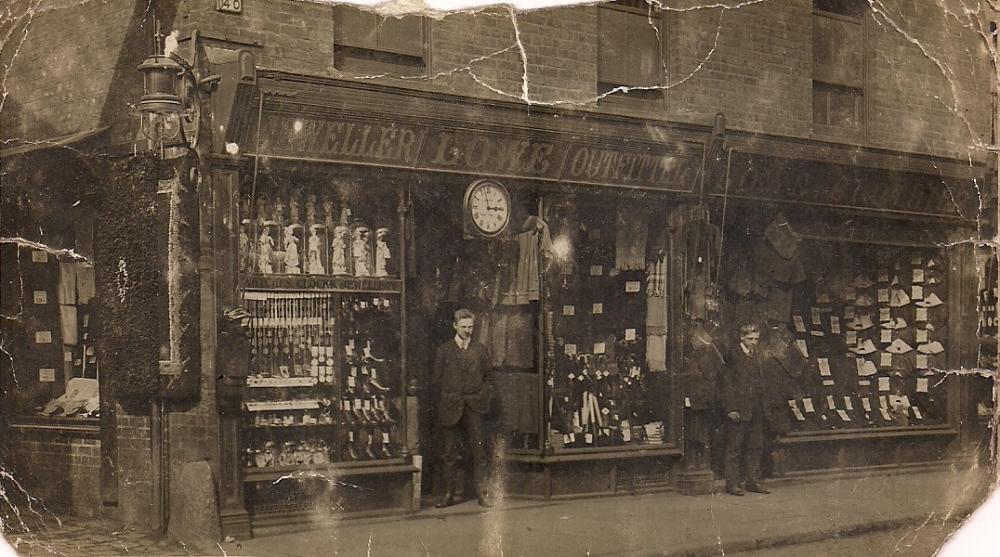 John Lowe's shop in Atherton (brother of James Lowe in Wigan)