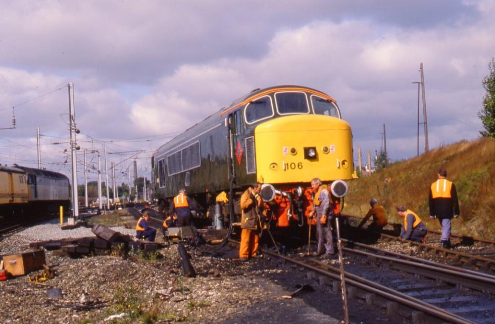 Rerailing at Springs Branch