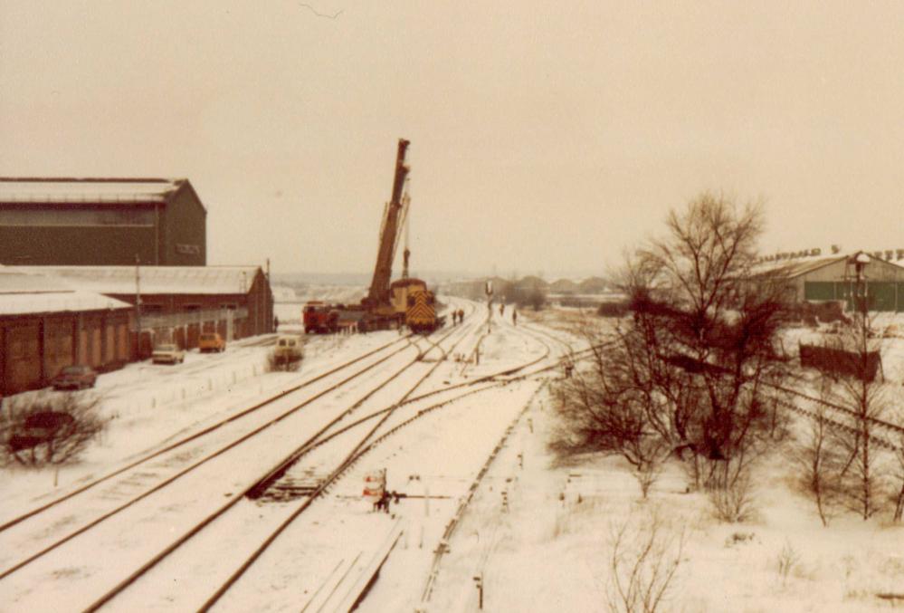 Breakdown Crane At Douglas Bank,(late 1970s) Breakdown Crane At Douglas Bank,(late 1970s)