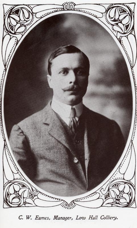 Mr C.W. Eames Manager Low Hall Colliery 1908 Mr C.W. Eames Manager Low Hall Colliery 1908