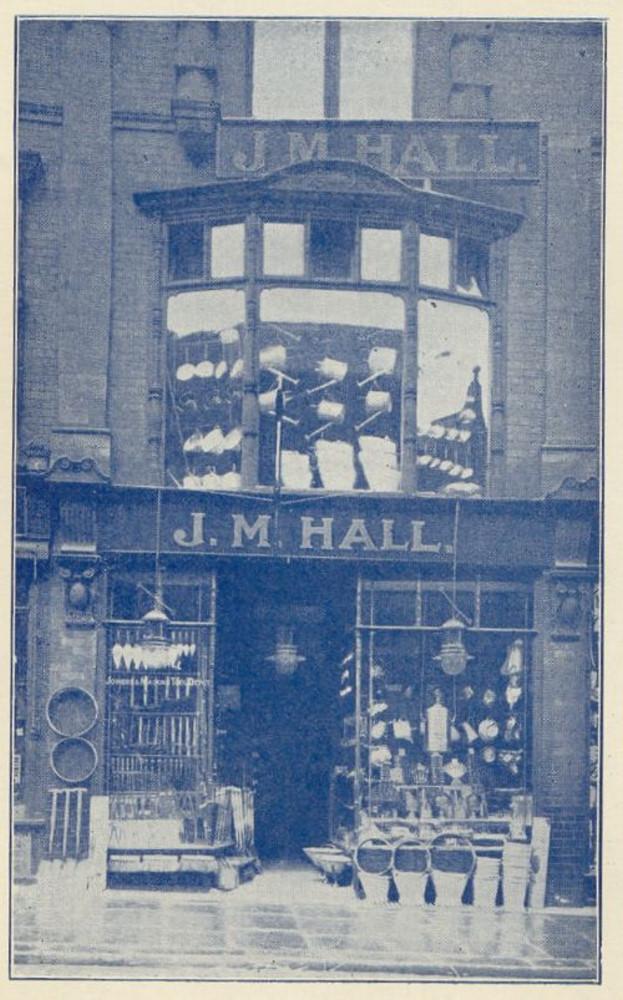 J.M. HALL, CUTLER & IRONMONGER 1908 J.M. HALL, CUTLER & IRONMONGER 1908