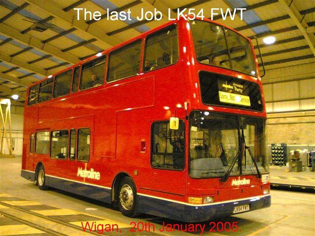 THE LAST BUS MADE IN WIGAN THE LAST BUS MADE IN WIGAN