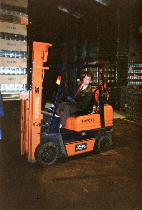 Fork lift practice