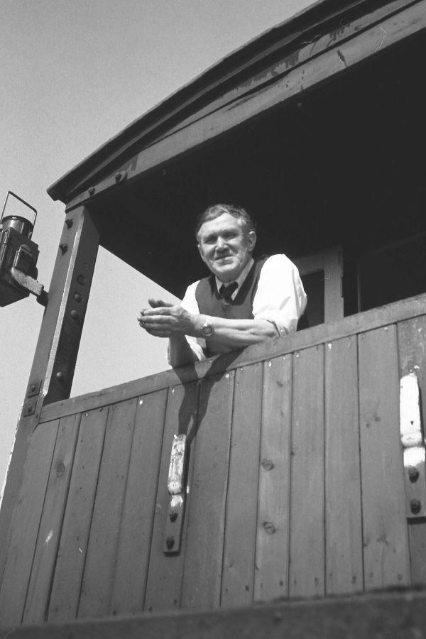 Guard Tommy Fagan on his veranda, July 1977.