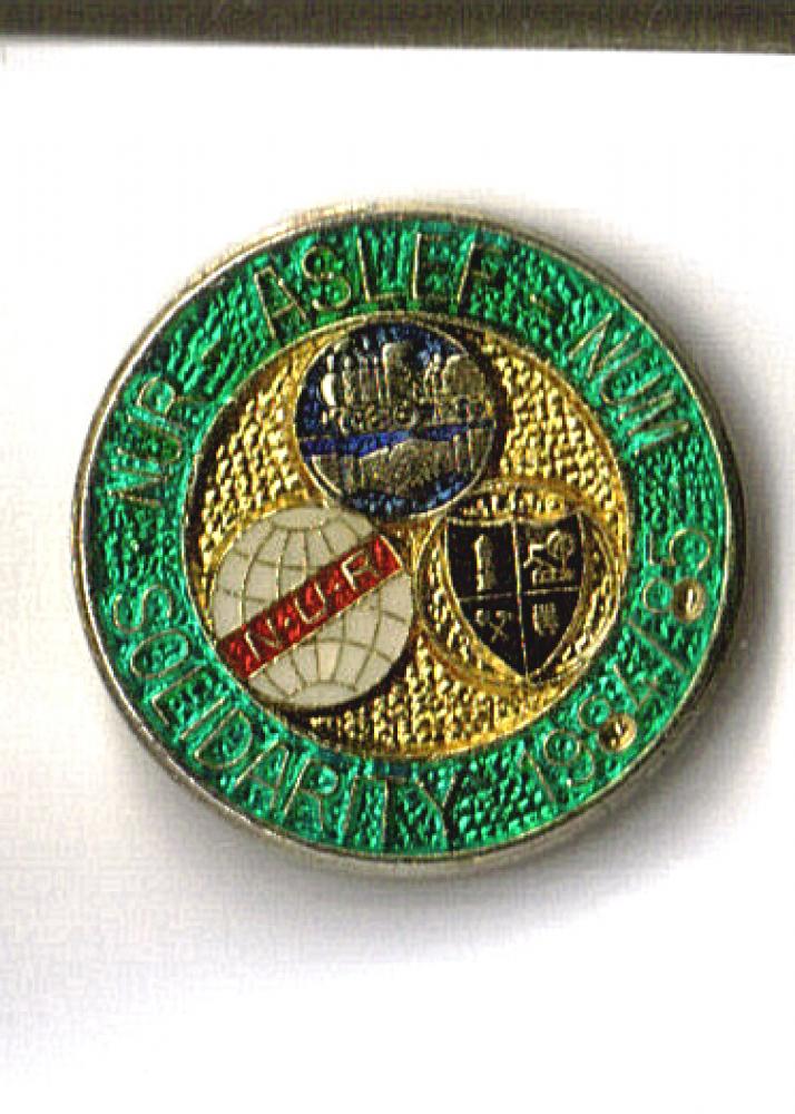 nur aslef num lapel badge