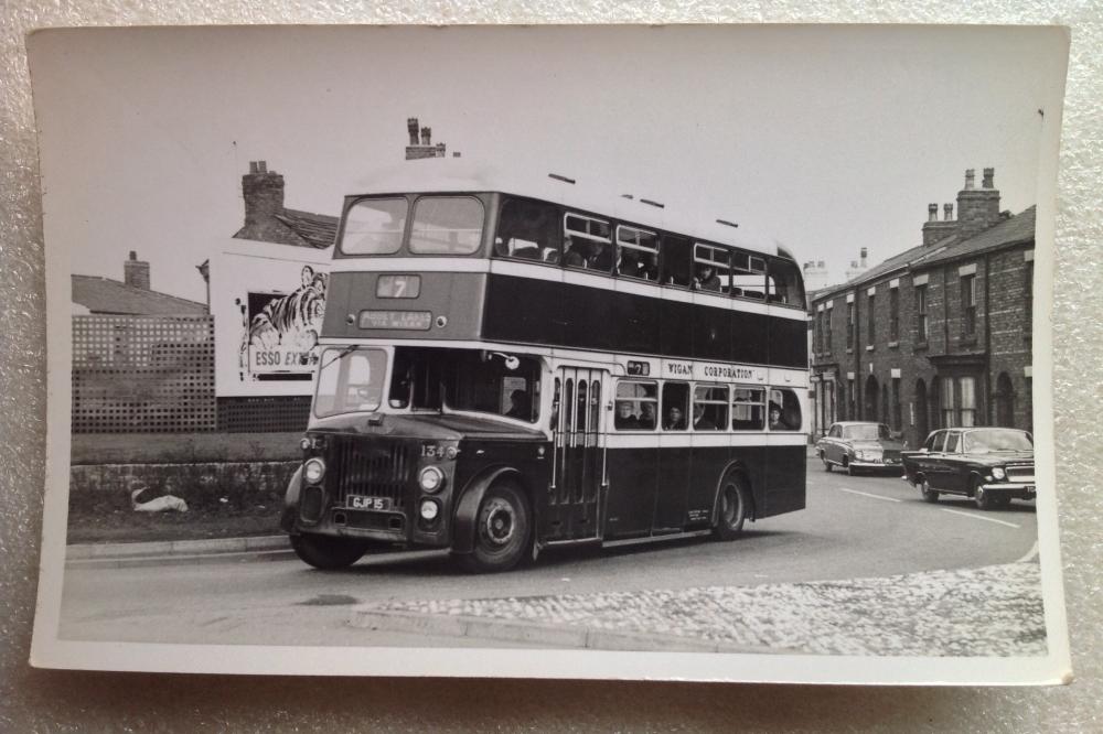 Wigan corporation bus.