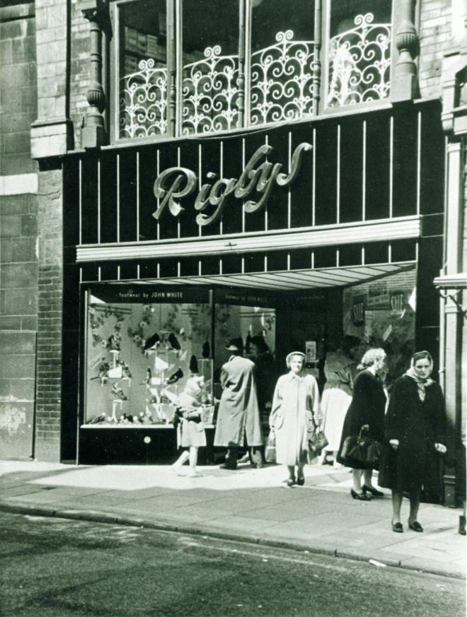 Rigby's Ltd, Footwear, Library Street. Rigby's Ltd, Footwear, Library Street.