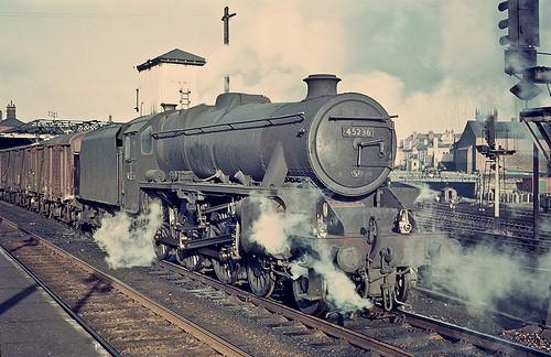Black 5 at Wigan North West Station 1960's
