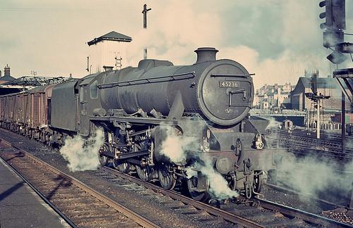 Black 5 at Wigan North West Station 1960's Black 5 at Wigan North West Station 1960's
