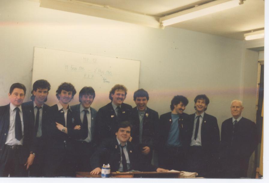 MP12 Driver Training Class, February to August 1985 Ladywell House Preston.