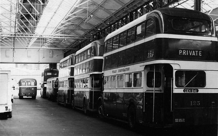 old shed older Buses