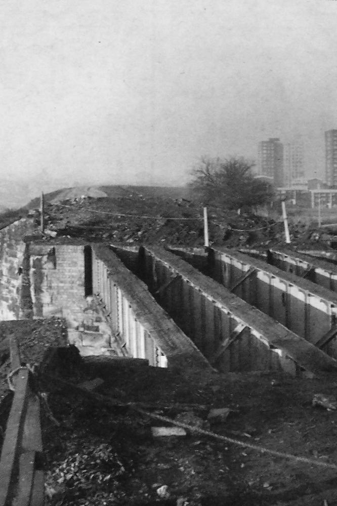 Pemberton loop line bridge demolition 1971 Pemberton loop line bridge demolition 1971