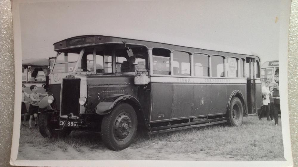 Old Wigan bus. Old Wigan bus.