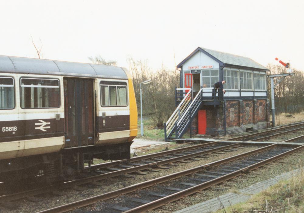 Rainford Junction Signal Box Circa 1992