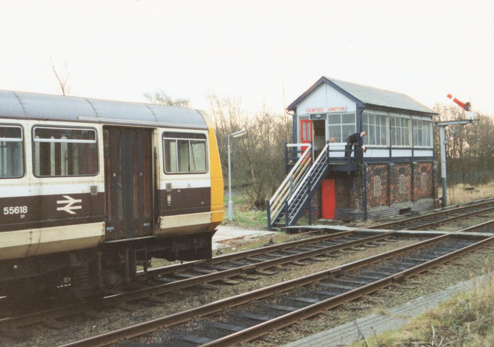 Rainford Junction Signal Box Circa 1992 Rainford Junction Signal Box Circa 1992