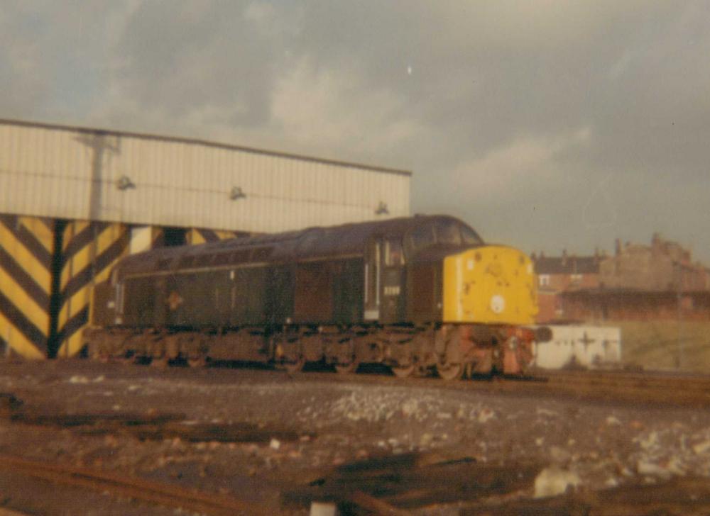 Class 40 On Shed At Springs Branch 1969 Class 40 On Shed At Springs Branch 1969