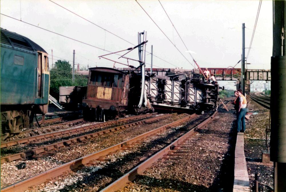 Coal train derailment