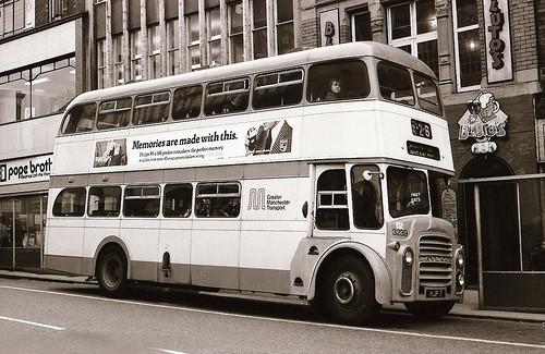 GMT bus Market Street 1978 GMT bus Market Street 1978