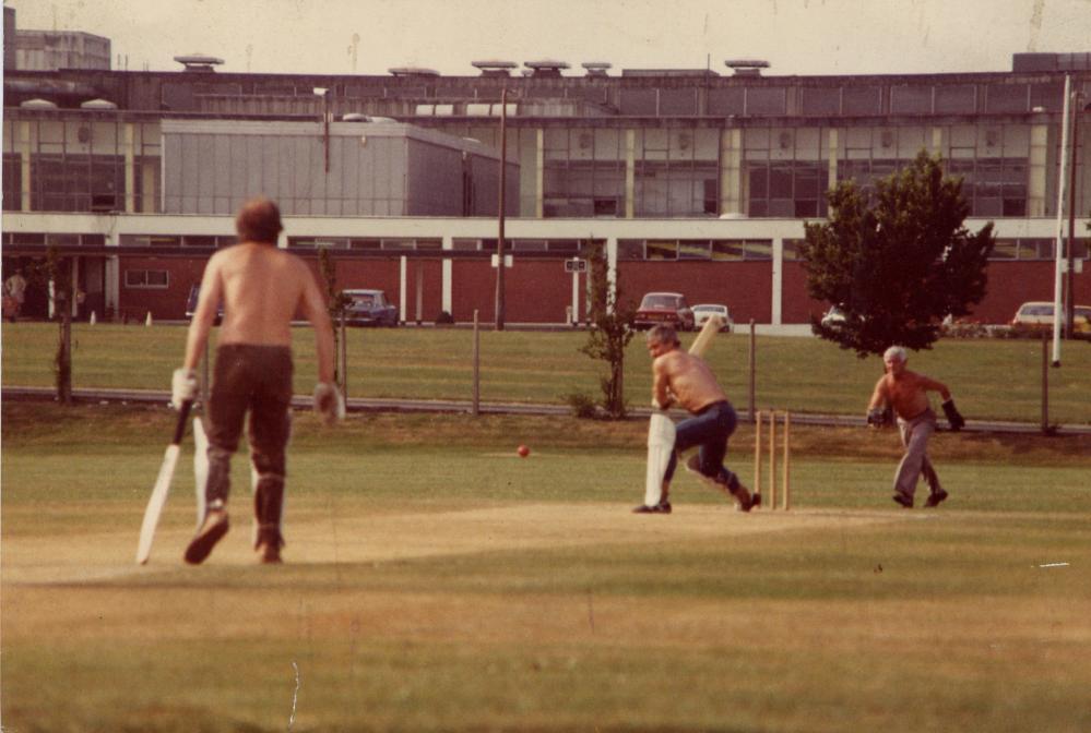 Electricians Cricket Match 1981 Electricians Cricket Match 1981