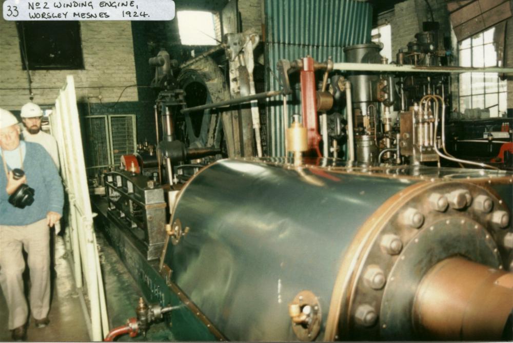 Worsley Mesnes Steam Winder about 1986 Worsley Mesnes Steam Winder about 1986