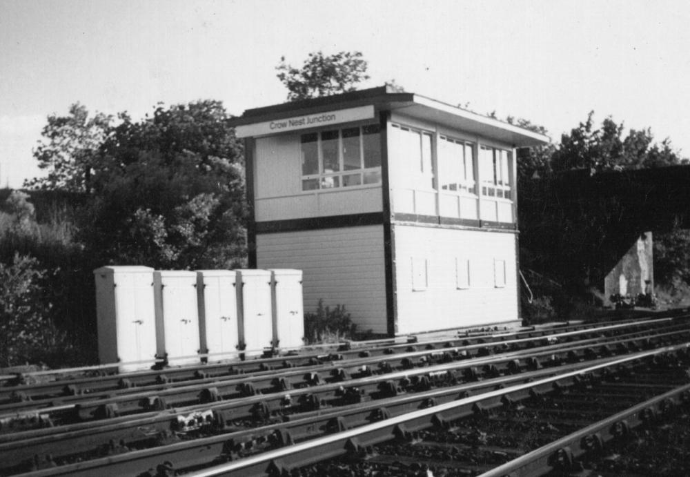 Crow Nest Junction Signal Box,Hindley 1990 Crow Nest Junction Signal Box,Hindley 1990