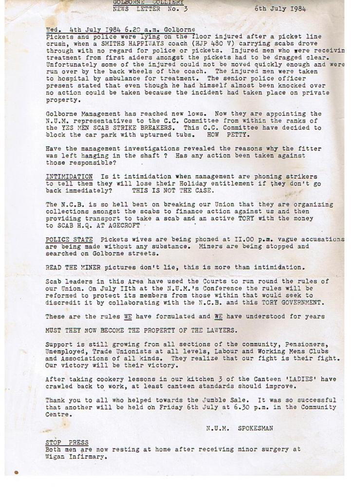 strike handbill strike handbill