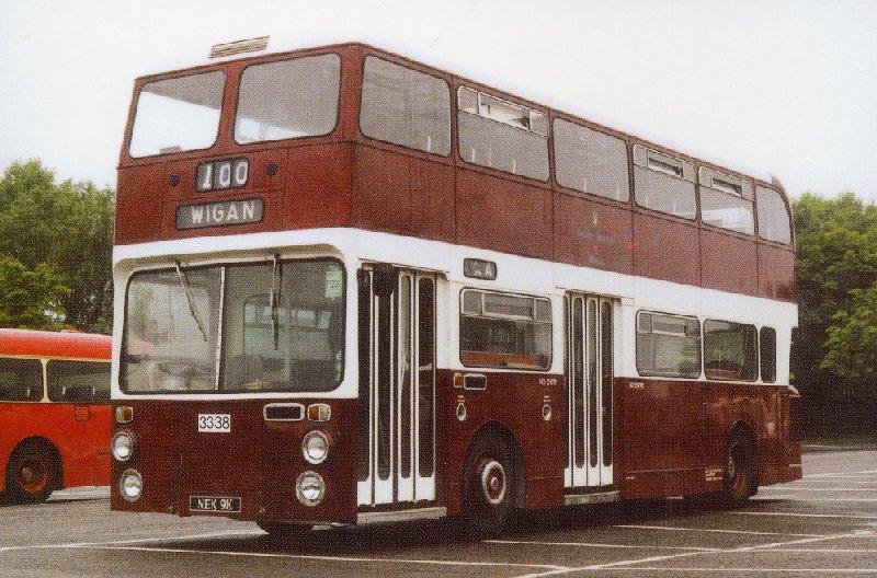Next to last Wigan Corporation Bus. 