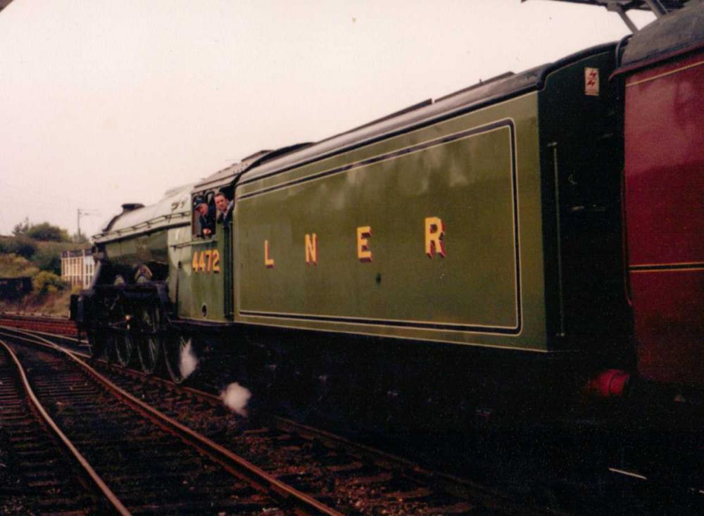 Flying Scotsman At Wigan Wallgate (early 1980s) Flying Scotsman At Wigan Wallgate (early 1980s)