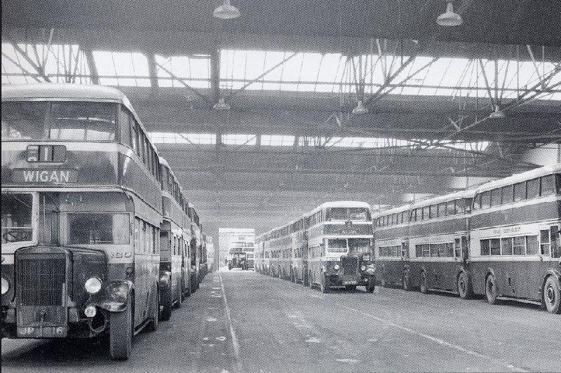 Interior of Melverley Street Depot