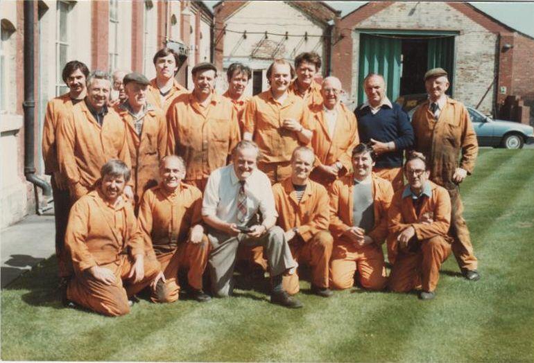 Harold Green from Belle Green Lane, Ince, retired from NCB Top Lock, 1982.