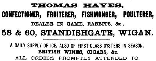 1874 Advert -Thoma Hayes 1874 Advert -Thoma Hayes