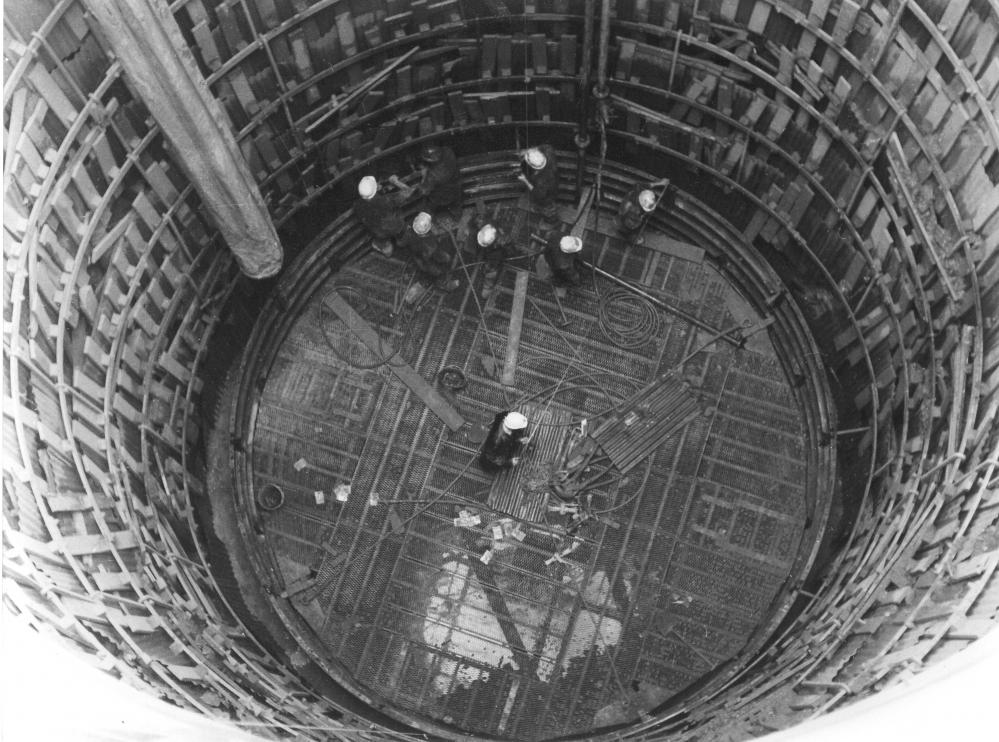 Platform construction. Platform construction.