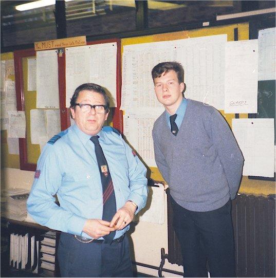 Wallgate foreman John Slater and Neil .... late 80s Wallgate foreman John Slater and Neil .... late 80s