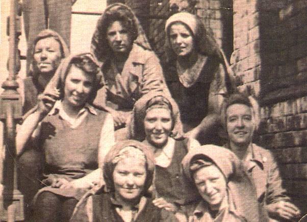 Pit Brow Lasses, c1950.