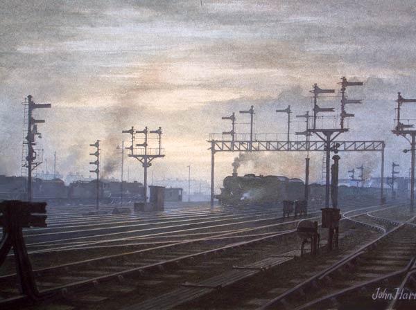 Railway Painting 'Wigan Springs Branch' Railway Painting 'Wigan Springs Branch'