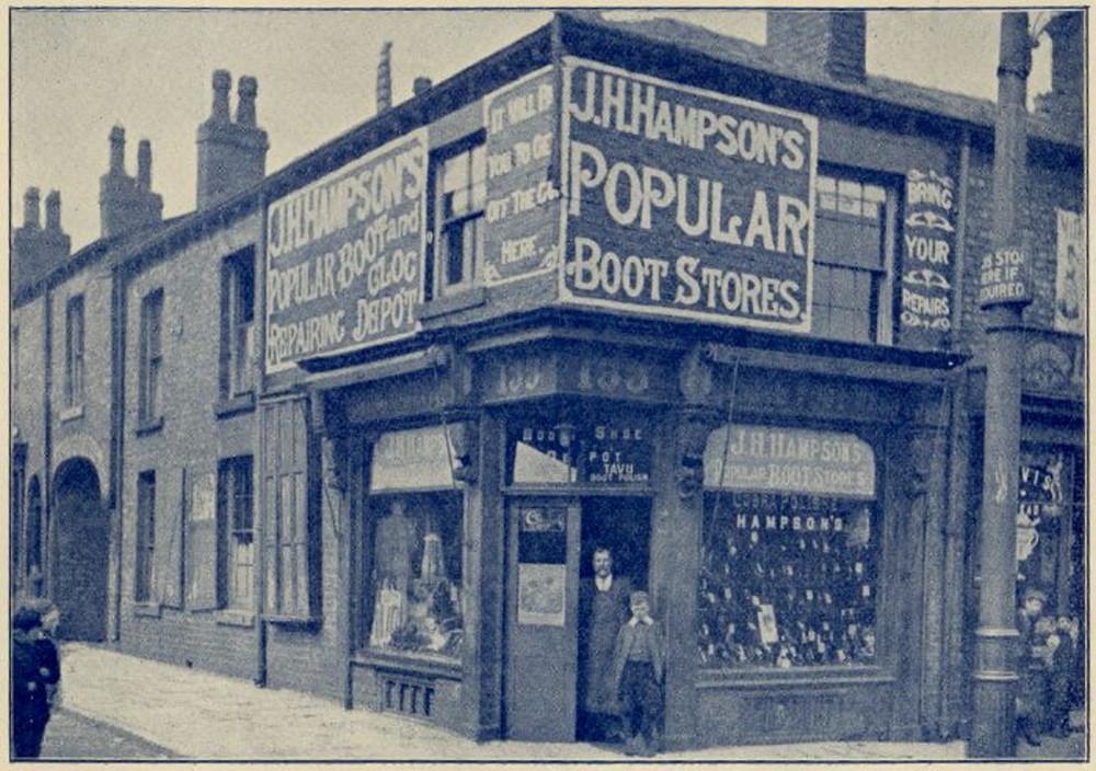 J. H .Hampsons Boot Shop 1908 J. H .Hampsons Boot Shop 1908