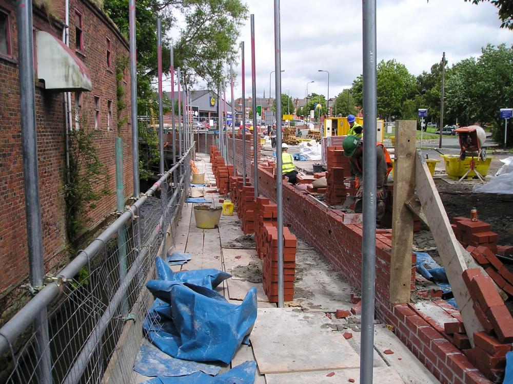 Pepper Mill Lane Car Park. 15-07-2008. Completion of Phase 1(C)