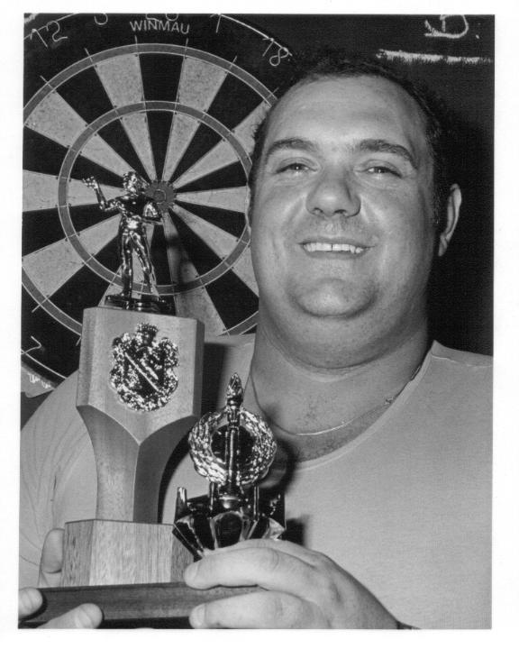 b .scully. north west individual darts champ 1983