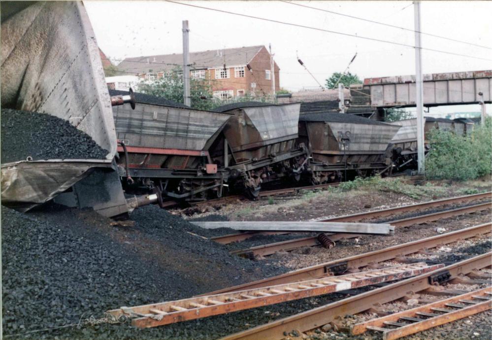 Coal train derailment