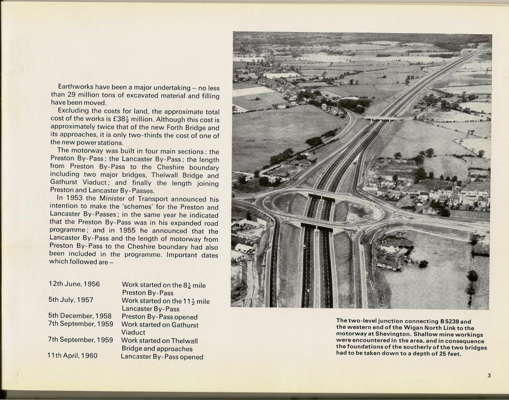 Page 3 of the M6 in Lancashire booklet Page 3 of the M6 in Lancashire booklet