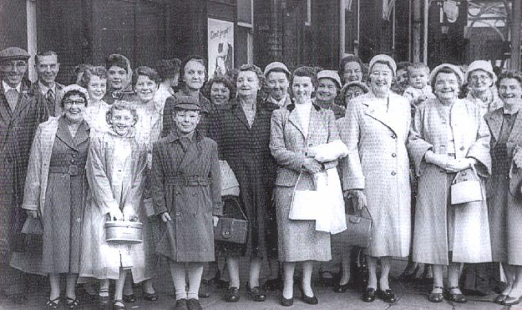 Coops outing, pictured at Wallgate Station.