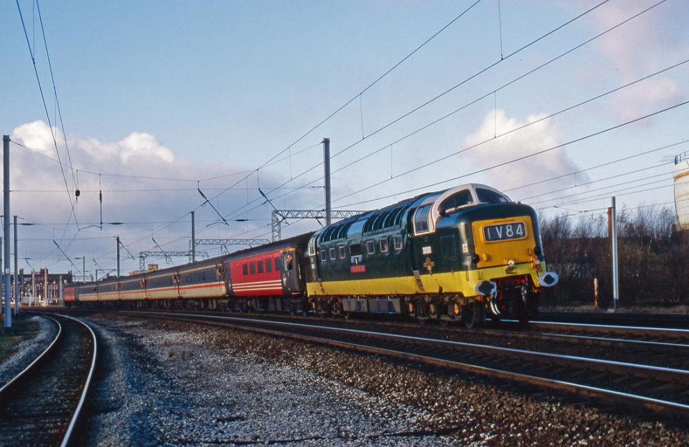 Deltic through Wigan Deltic through Wigan