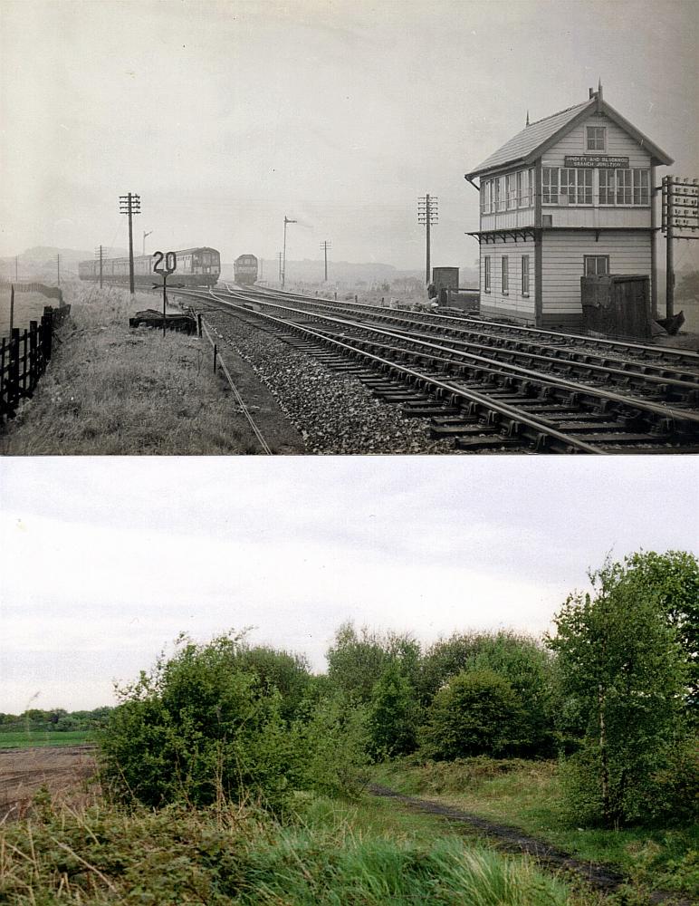 Hindley & Blackrod Branch Junction,(then & now)