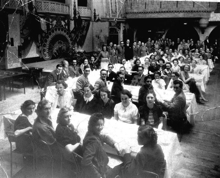 Works outing, Winter gardens, Blackpool 1936/37