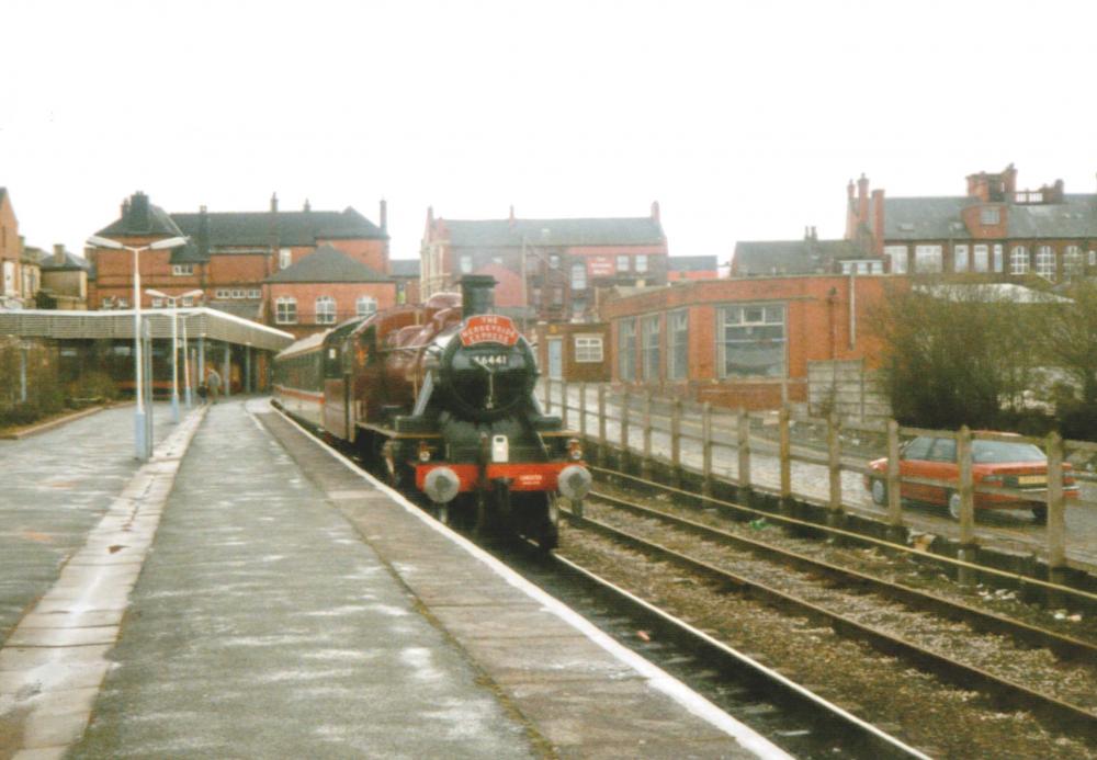Ivatt 2MT 46441 Arriving At Wallgate Ivatt 2MT 46441 Arriving At Wallgate
