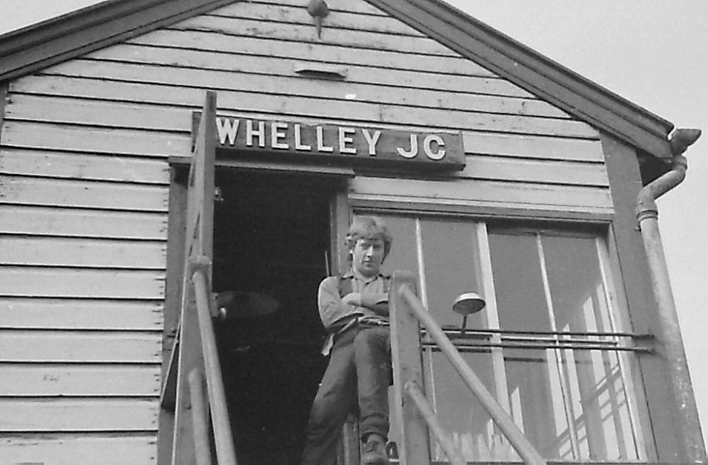 Whelley signal-box 1963 Whelley signal-box 1963